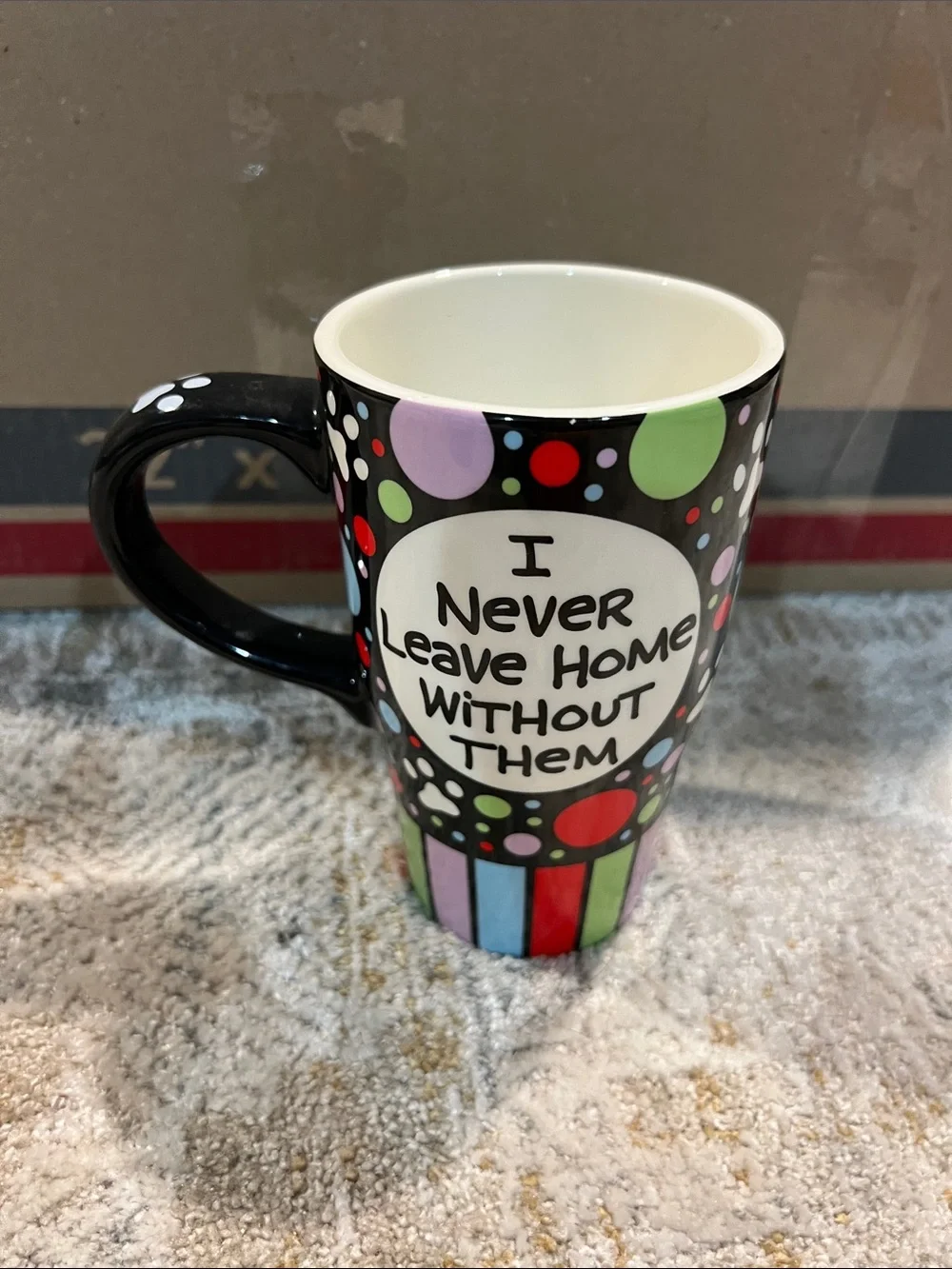 Coffee & Cat Hair never leave home with without them Ceramic Mug - z28